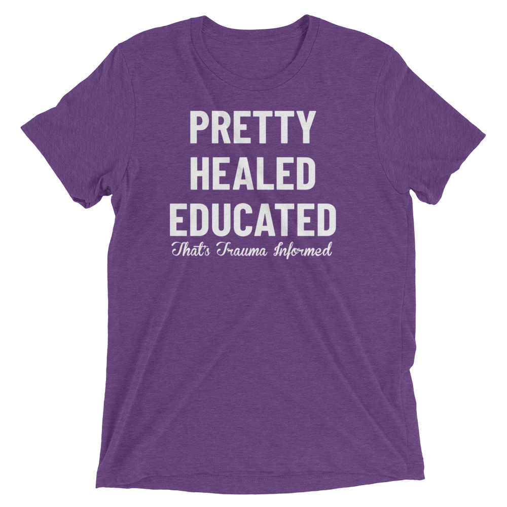 Trauma Informed Woman (Purple Tshirt)